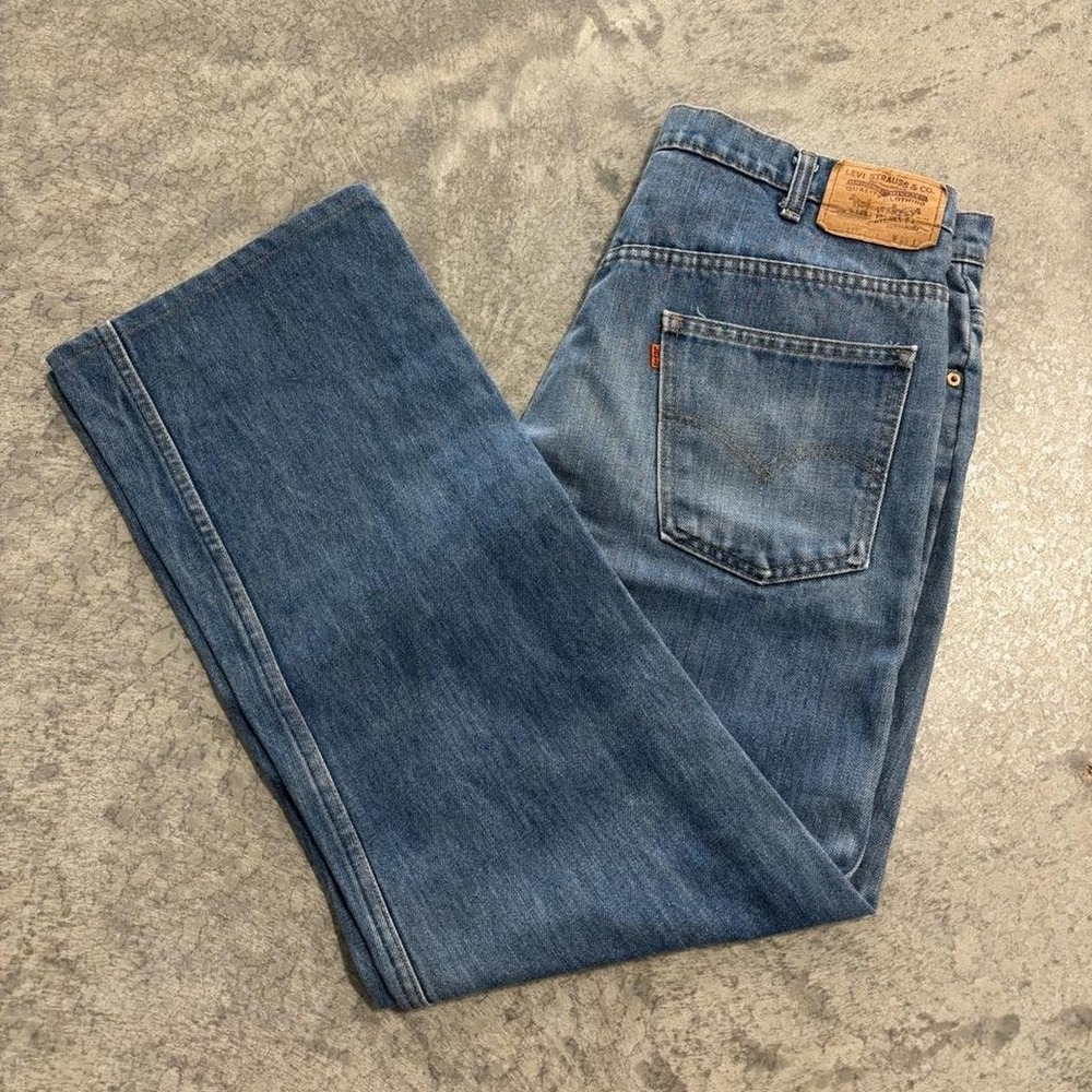 Levi's 517 Orange Tab May 1980 Vintage Jeans 36x34 Made in USA
